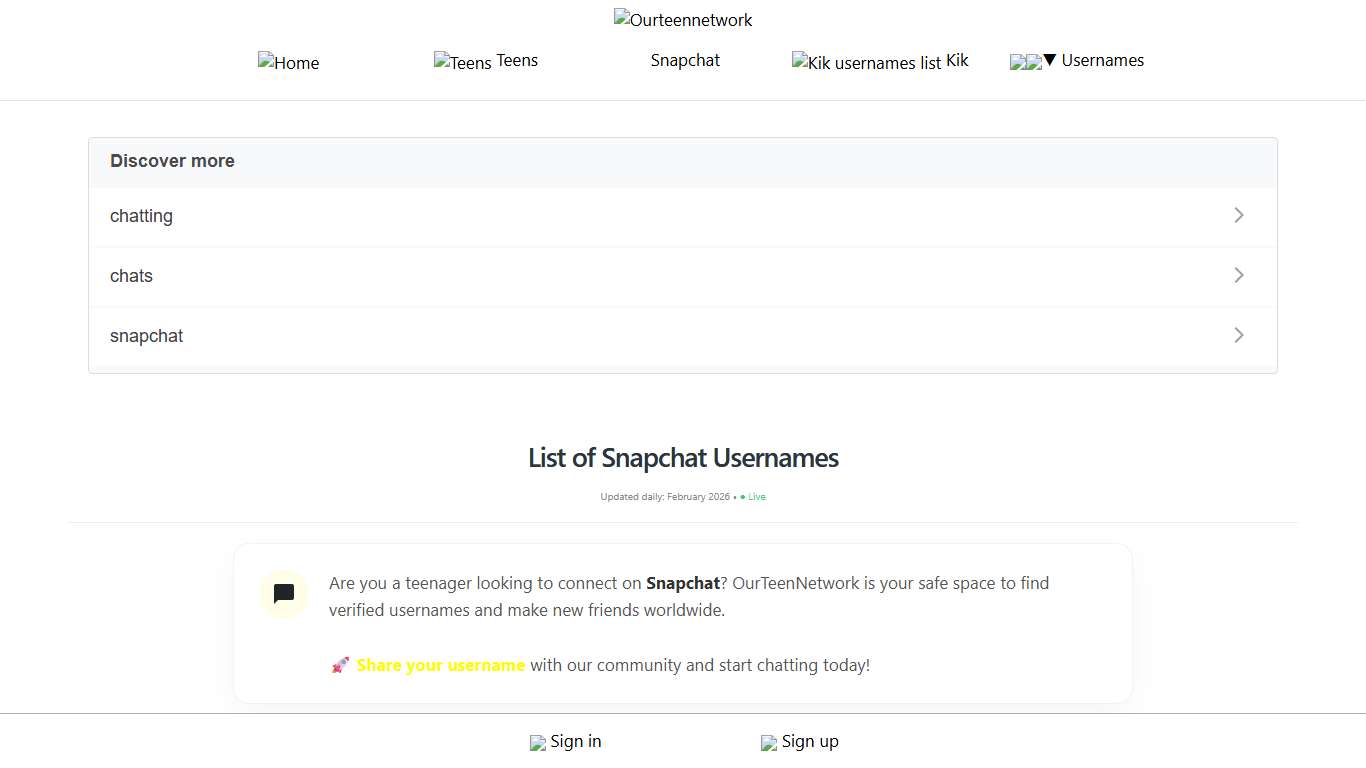 36352 Active Snapchat Usernames (2026 List)