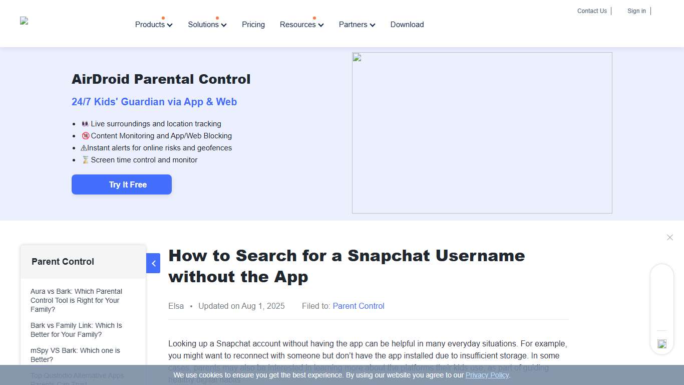 How to Search for a Snapchat Username without the App