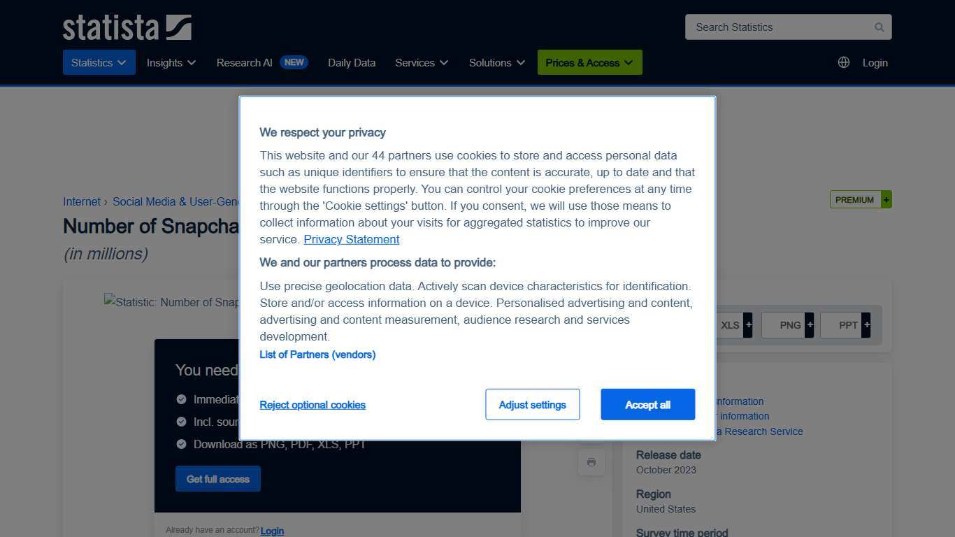 Snapchat: number of users in the U.S. 2026| Statista