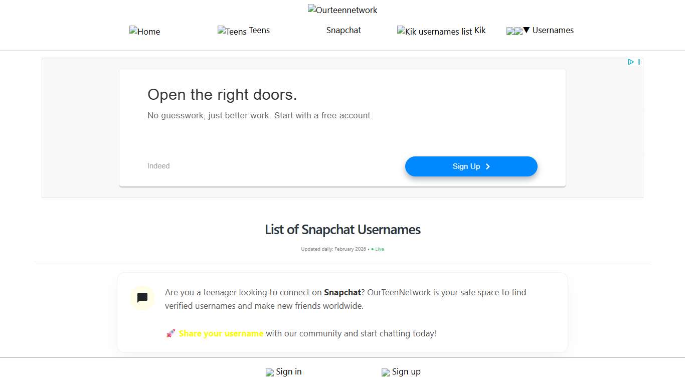 36352 Active Snapchat Usernames (2026 List)